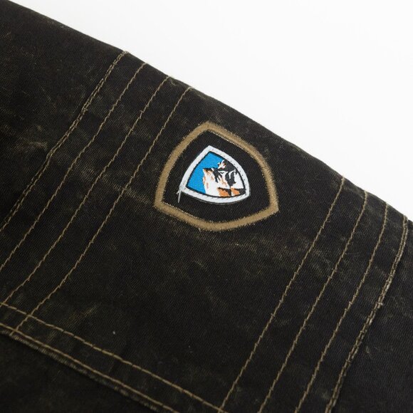 Kuhl Jacket Sherpa Lined Vintage Patina Dye Canvas Burr Brown - Picture 6 of 16
